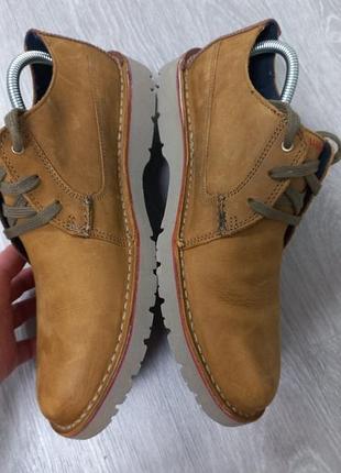 Кожаные мужские туфли clarks 4