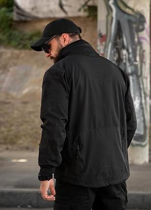 Тактична куртка softshell element black ра4968 7