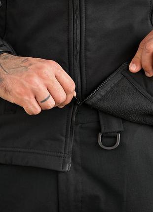 Тактична куртка softshell element black ра4968 10
