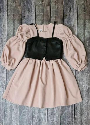 Платье с корсетом 158 для девочек 🌺 7