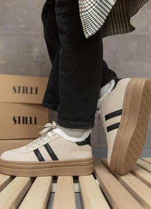 Зимові жіночі кросівки stabilz beige wa 30-2 вт0502