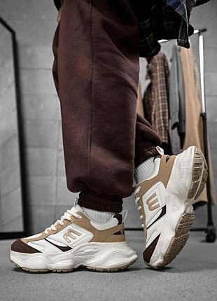 Жіночі кросівки santorini white brown zam v220-13 нп5045