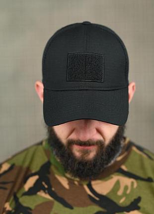 Бейсболка сетка черная тр6869 2