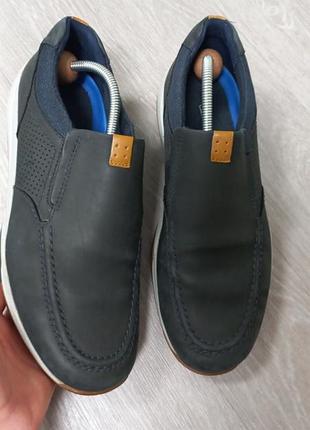 Кожаные мужские туфли clarks