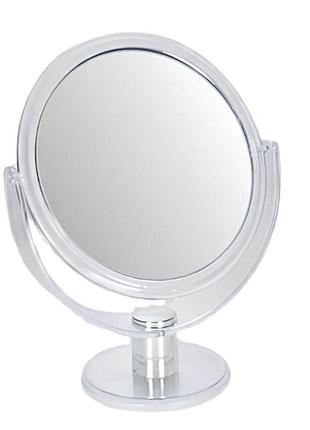 Настольное зеркало для макияжа с увеличением 3x beauty luxury, 18 см