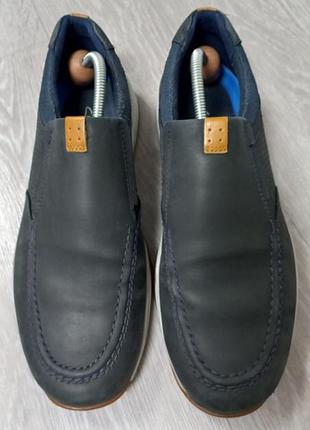 Кожаные мужские туфли clarks 4