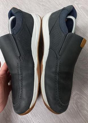 Кожаные мужские туфли clarks 5