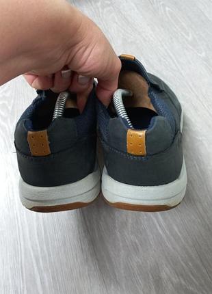 Кожаные мужские туфли clarks 7