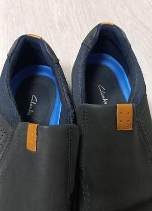 Кожаные мужские туфли clarks 8