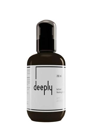 Крем для блиску волосся deeply brilliant finishing cream незмивний, 200 мл daily skin care