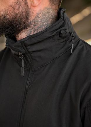 Тактична куртка softshell element black ра4968 5