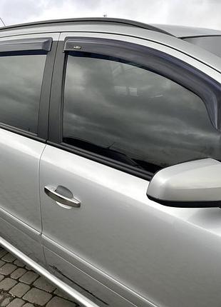 Дефлекторы окон (ветровики) opel zafira b 2005-2012 (hic)