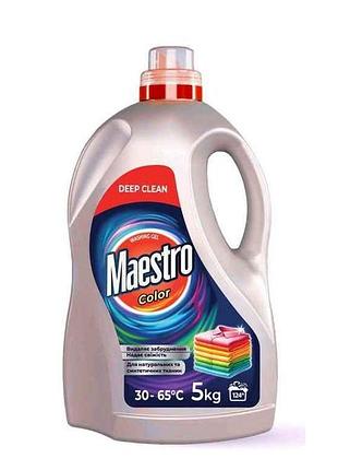 Гель для стирки 5л color тм maestro