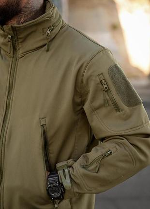 Тактичесая куртка softshell element oliva ра4969 4