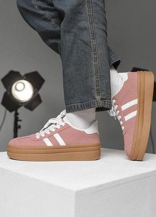 Женские кроссовки samba pink нп4927