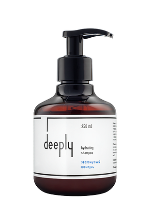 Шампунь для волос увлажняющий deeply hydrating shampoo с протеинами 250 мл daily skin care