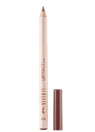 Карандаш для губ контурный neverti liptrace liner (np106), 017 холодный коричневый
