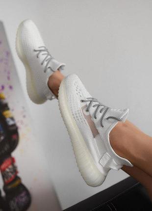 Женские кроссовки boost белые вт1004 7