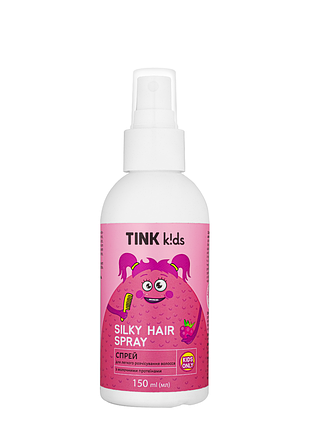 Спрей для легкого розчісування волосся для дітей 3+ років tink kids silky hair spray 150 мл daily skin care