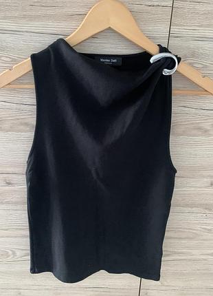 Топ жіночий чорного кольору massimo dutti