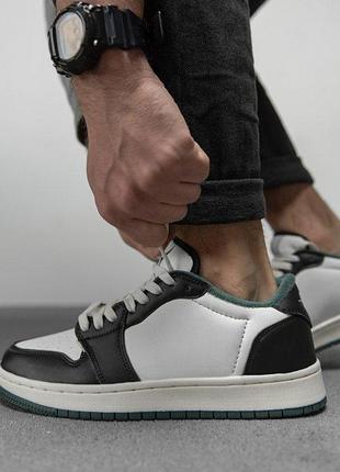 Мужские кроссовки dunk white/green тр6264