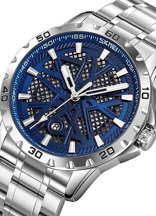Skmei 9337sibu silver-blue 2