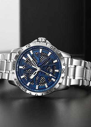 Skmei 9337sibu silver-blue 4