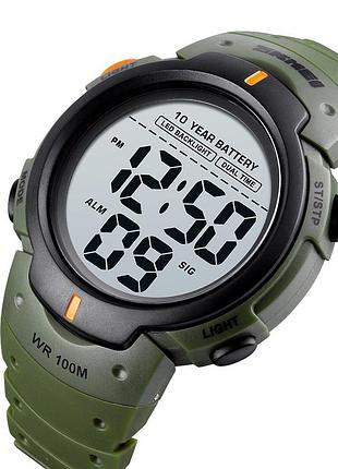 Skmei 1560 green-orange 2