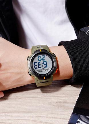 Skmei 1560 green-orange 3