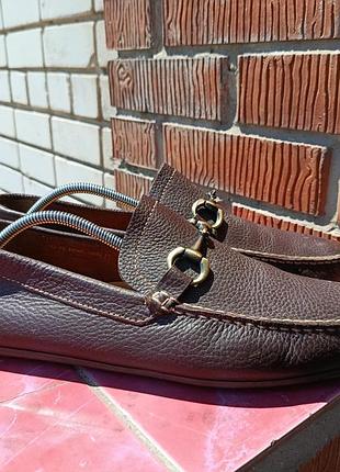 шкіряні лофери мокасини florsheim imperial (us 13 3e / 46-47) оригінал