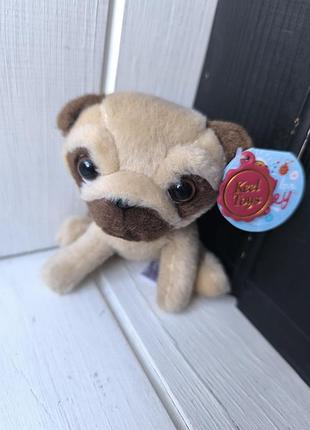 Мягкая игрушка собака песик цуцик мопс keel toys бульдог собачка
