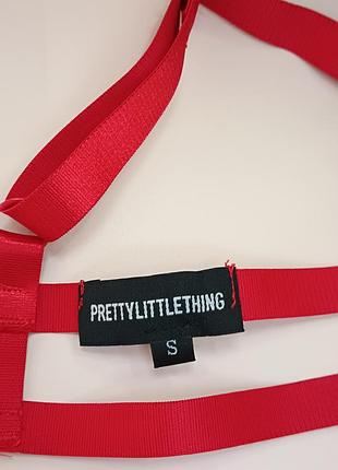 Pretty little thing, красный бюстгальтер р.с 4