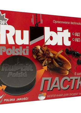 Ловушка от тараканов и муравей rubit polski 6шт тм global