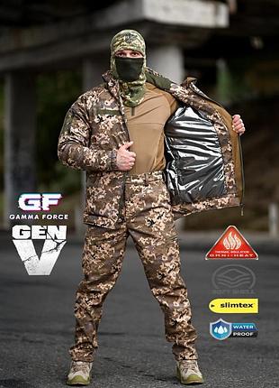 Зимний тактический костюм gamma original пиксель пп8166