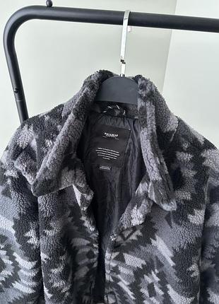 🐻‍❄️pull&bear хутряна чоловіча куртка шерпа 2