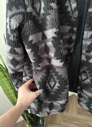 🐻‍❄️pull&bear хутряна чоловіча куртка шерпа 8
