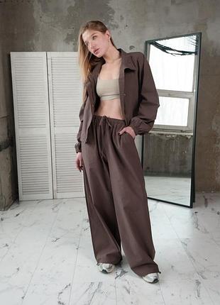 Летний костюм brown тр6106