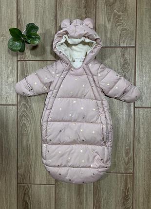 🧸 рожевий конверт, кокон, спальник для дівчинки | h&m