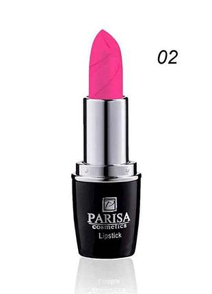Помада для губ l-03 №02 рожева марсала тм parisa
