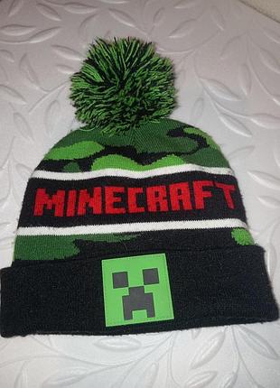 Шапочка minecraft с бубоном