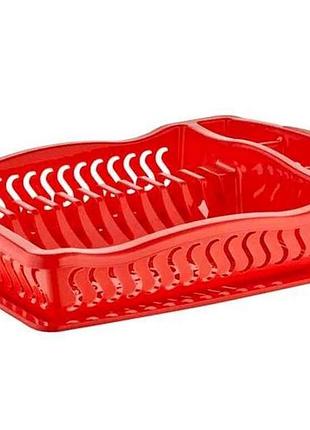 Сушарка для посуду 53х34х25см asd005тм asude plastik