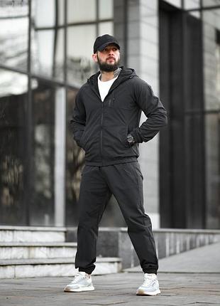 Чоловічий спортивний костюм steller black тр6791