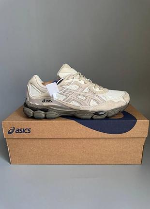 Уцінка кросівки унісекс asics nyc cream putty