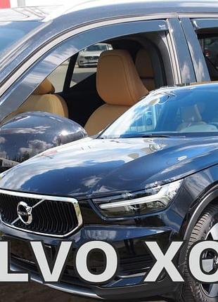 Дефлекторы окон (ветровики) volvo xc40 2018+ (вставные, кт - 4шт) heko