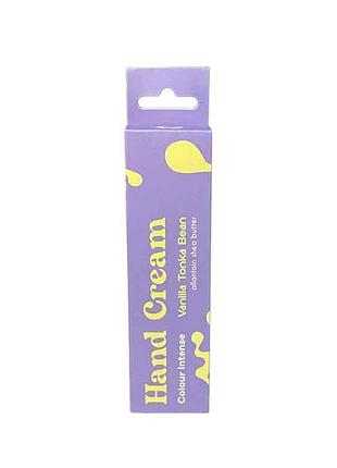 Крем для рук и ногтей 30мл hand cream 502 ваниль/бобы тонкая тм colour intense