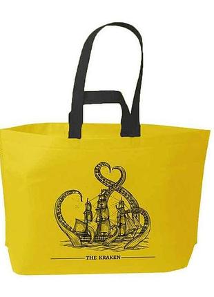 Еко сумка (07) kraken , жовтий (740),520х380х130, 482-07-7560006z тм ecobag