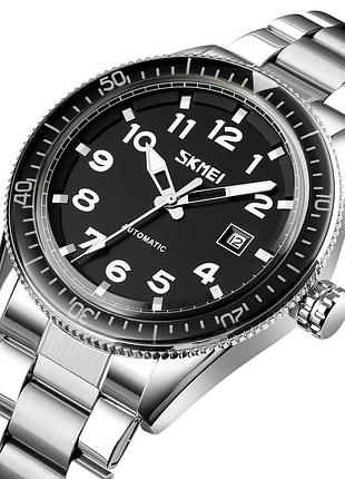 Skmei 9232ssibk silver/black-steel strap 2