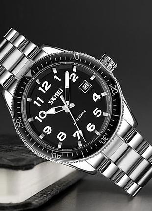 Skmei 9232ssibk silver/black-steel strap 4