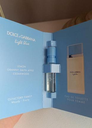 Пробник туалетной воды dolce&amp;gabbana 2