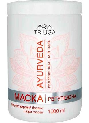 Маска для волосся 1л регулювальна тм triuga ayurveda